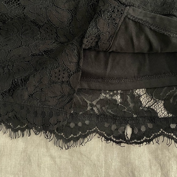 Black lace high collar H+M dress xs - Picture 12 of 12